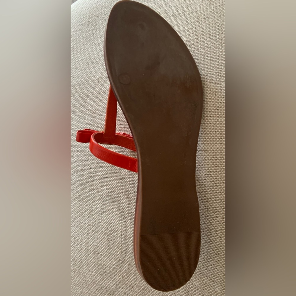 Tory Burch Reddish Orange Sandals - Picture 6 of 7